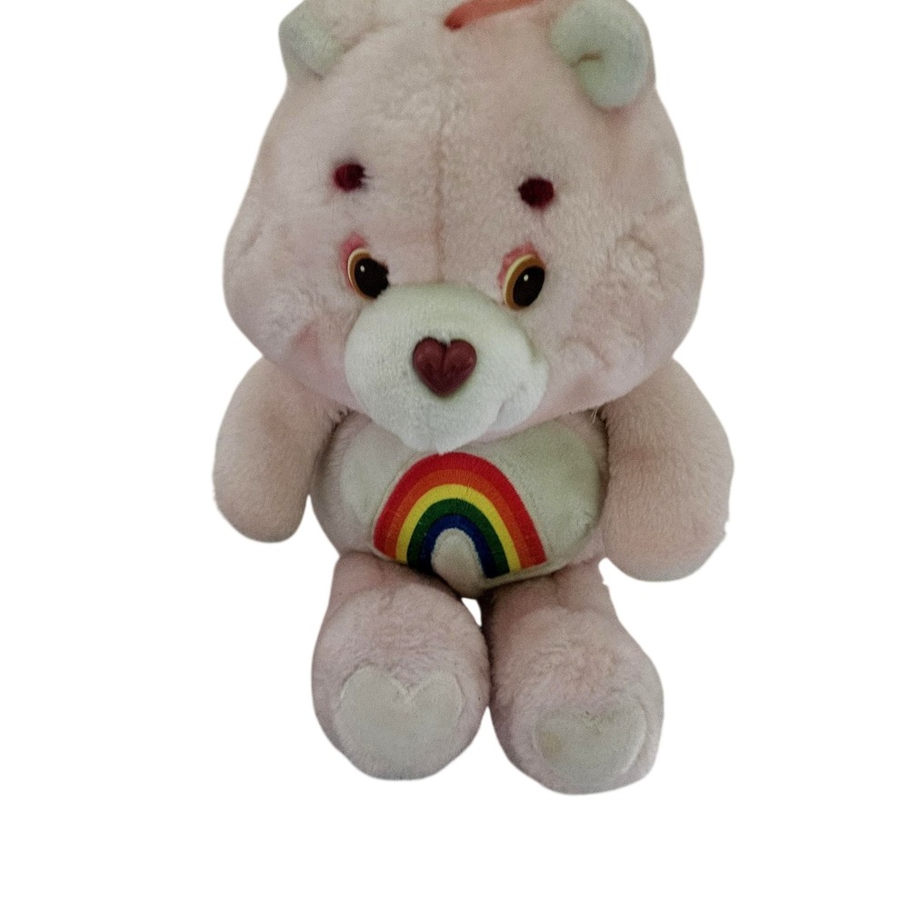 Care‎ Bears Cheer Bear Pink Rainbow Belly Plush Stuffed Animal Toy Medium